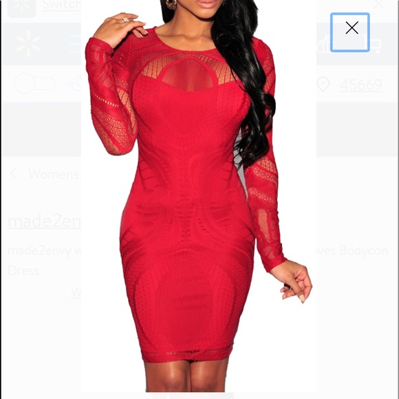 Fits 4-6 Red Keisha Lace Mini - Picture 5 of 7